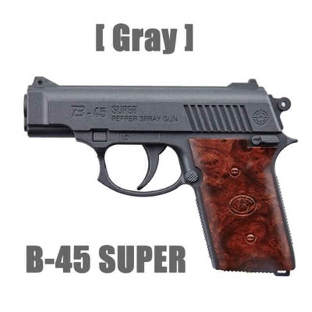 B45S 슈퍼호신용 가스총 액체페퍼스프레이건(그레이)